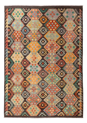 Kelim Rug - Splash - 297 x 204 cm - multicolored