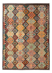 Kelim Rug - Splash - 297 x 204 cm - multicolored