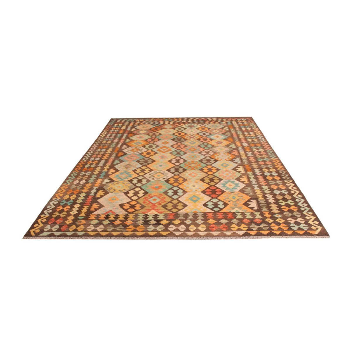 Kelim Rug - Splash - 297 x 205 cm - multicolored