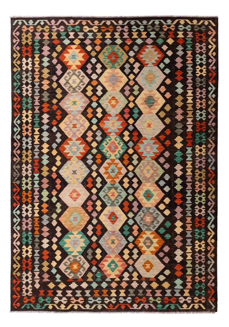 Kelim Rug - Splash - 290 x 203 cm - multicolored