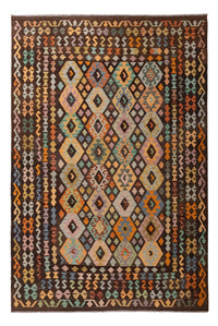 Kelim Rug - Splash - 303 x 200 cm - multicolored