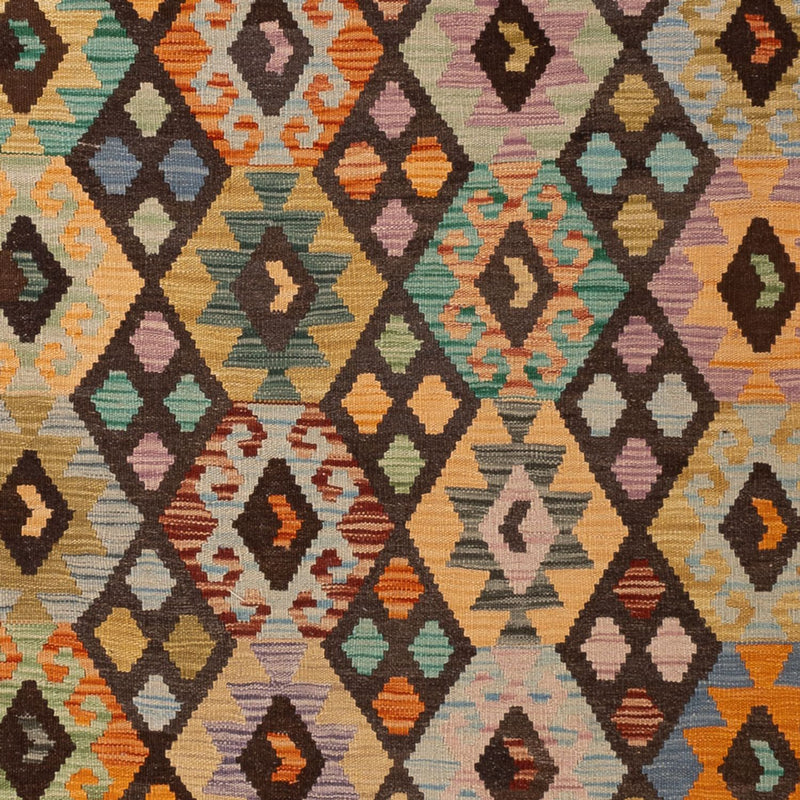 Kelim Rug - Splash - 303 x 200 cm - multicolored