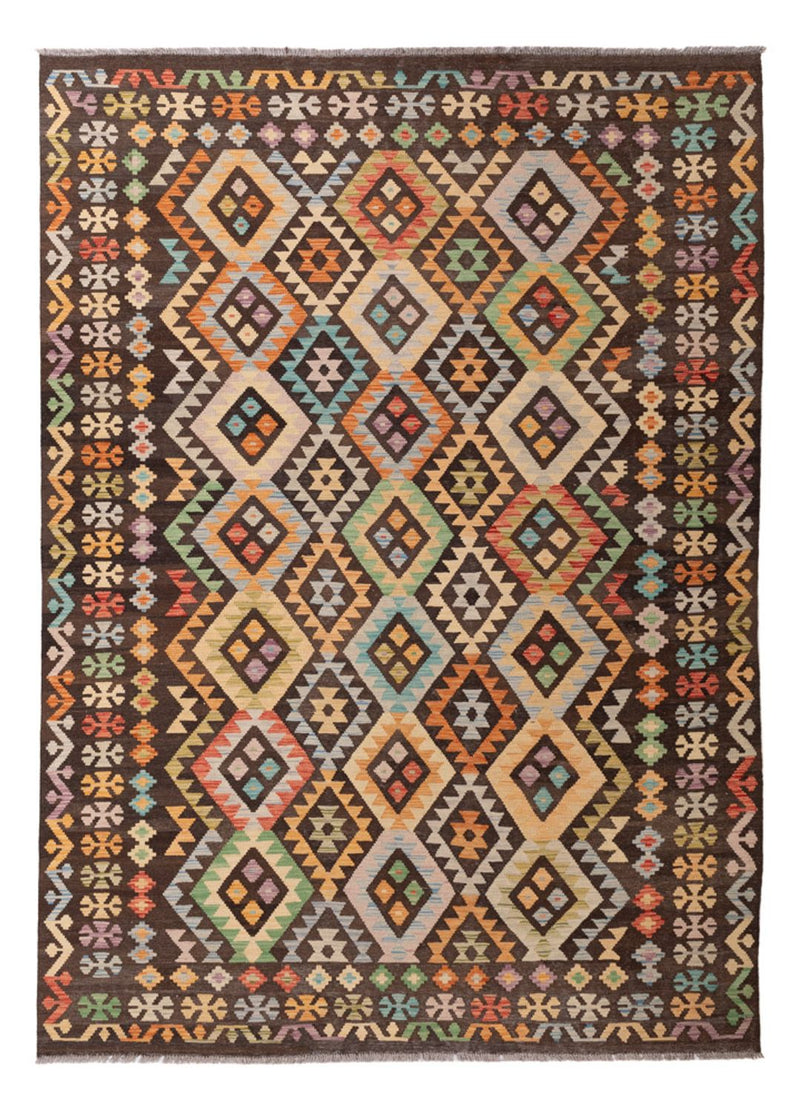 Kelim Rug - Splash - 289 x 205 cm - multicolored