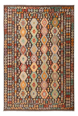 Kelim Rug - Splash - 301 x 202 cm - multicolored