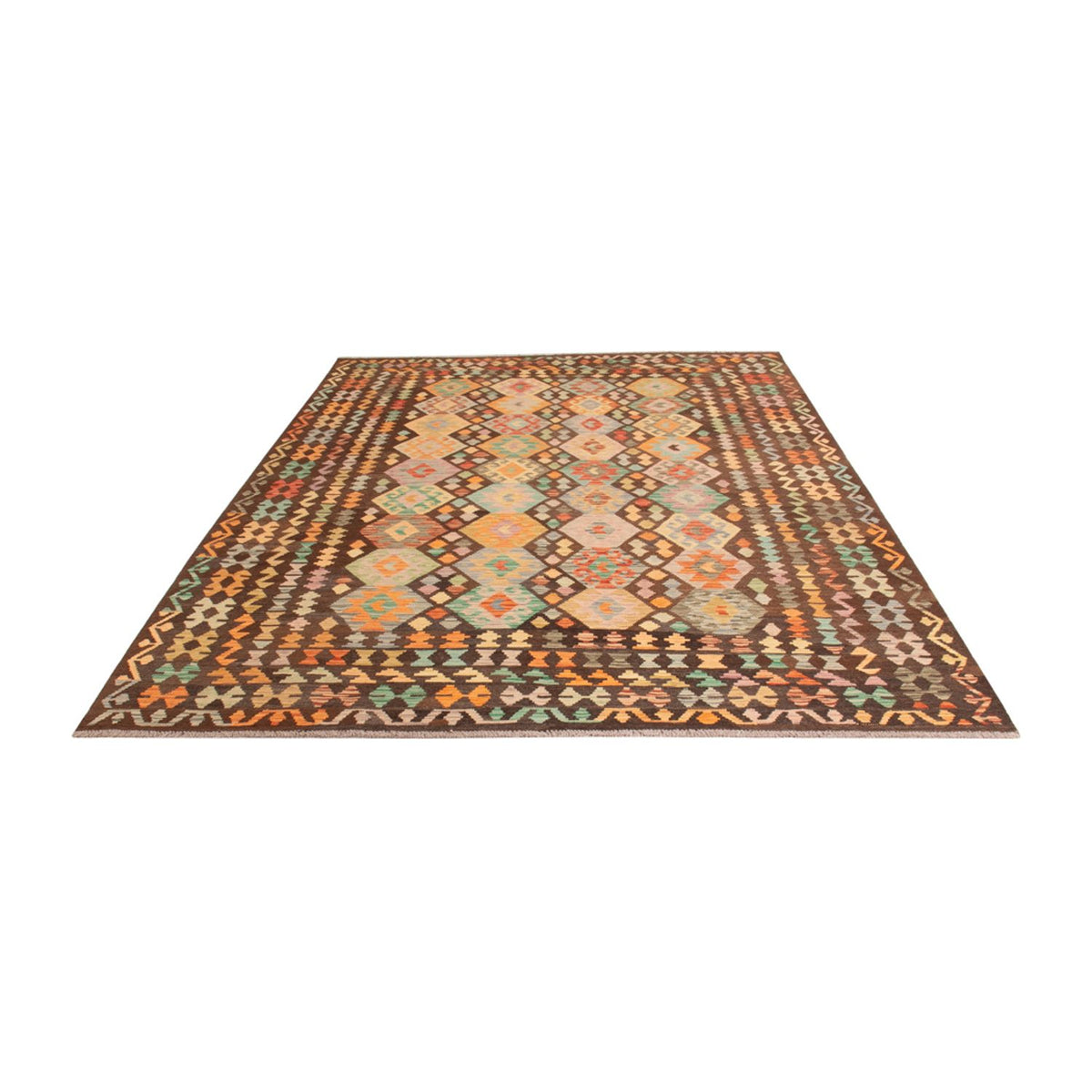 Kelim Rug - Splash - 290 x 195 cm - multicolored