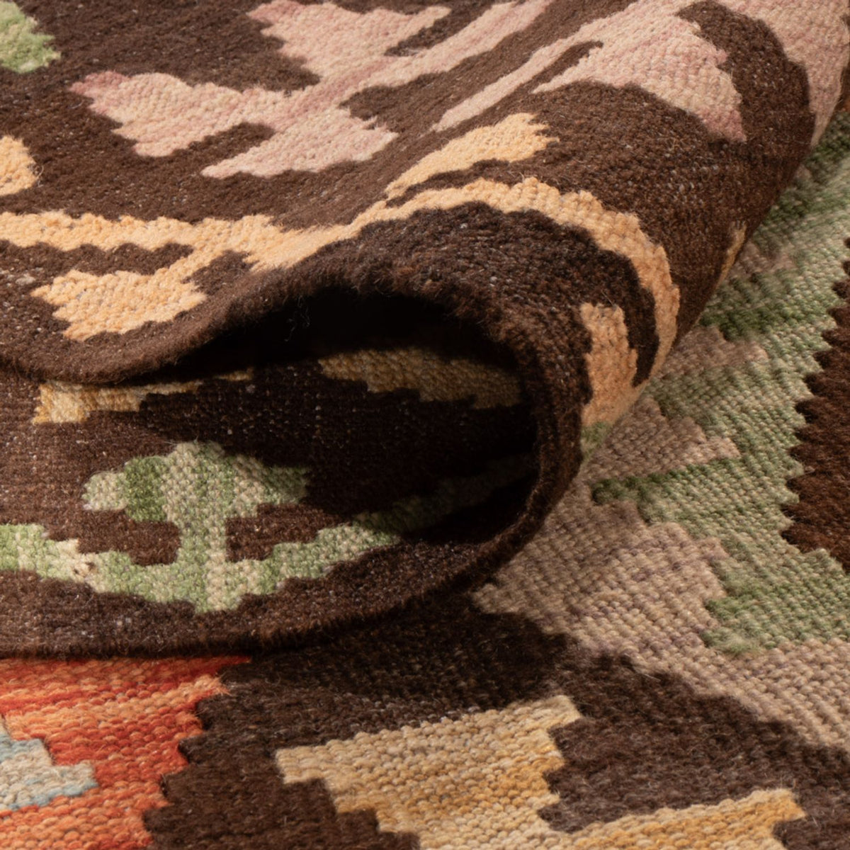 Kelim Rug - Splash - 299 x 206 cm - multicolored