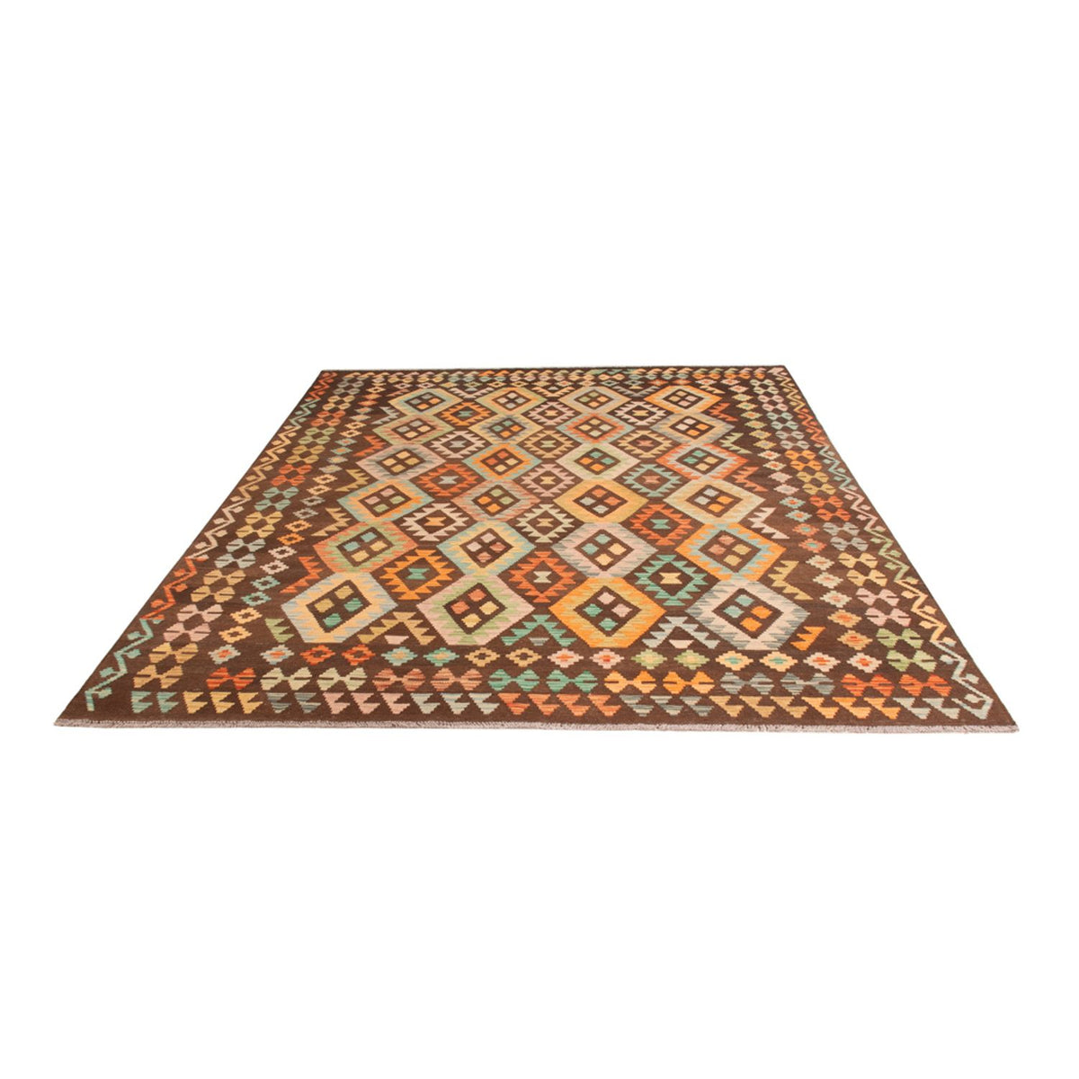 Kelim Rug - Splash - 299 x 206 cm - multicolored