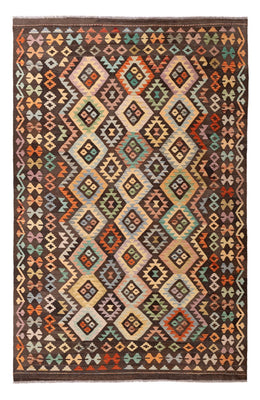 Kelim Rug - Splash - 301 x 194 cm - multicolored