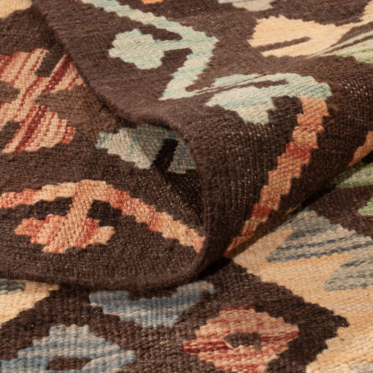 Kelim Rug - Splash - 301 x 194 cm - multicolored