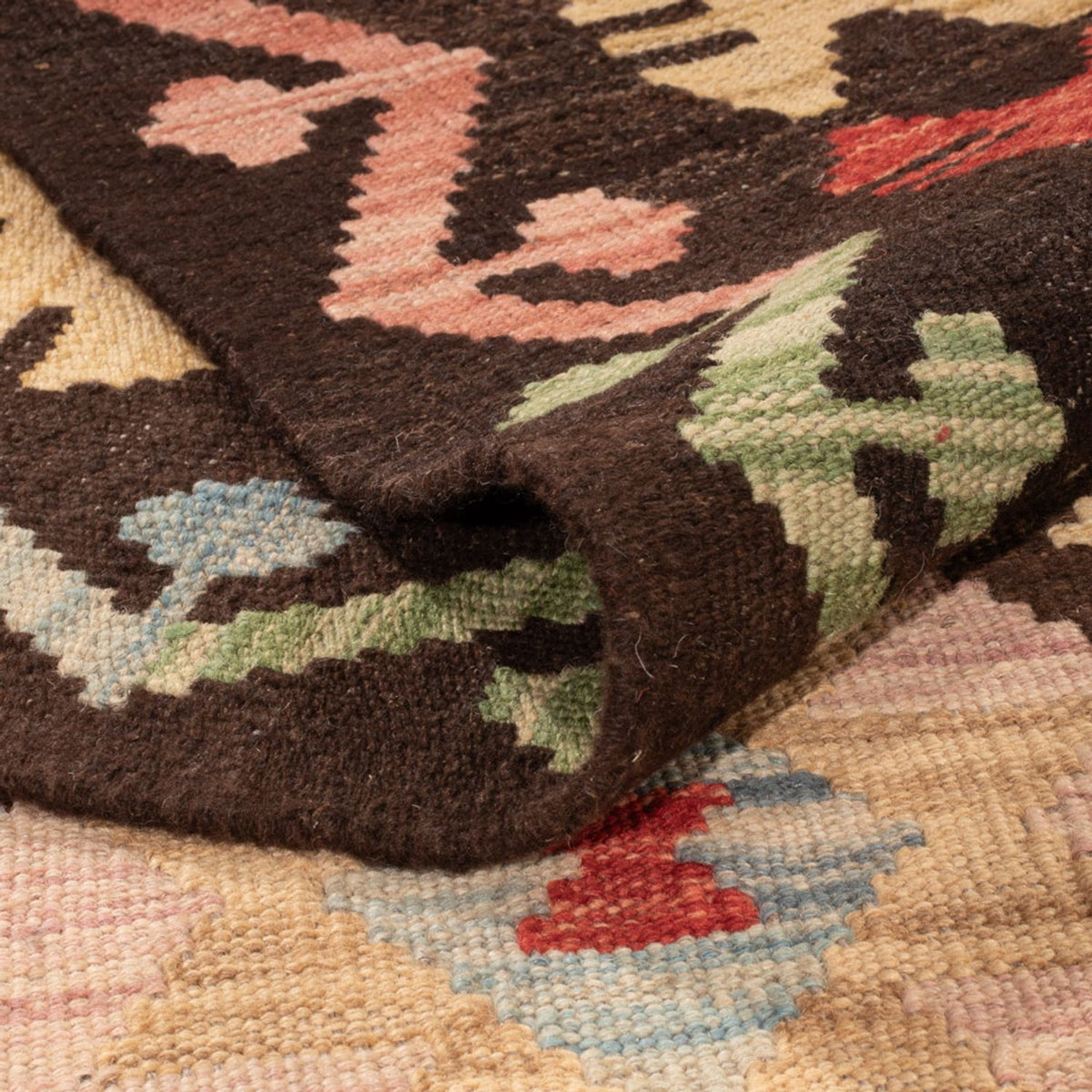 Kelim Rug - Splash - 296 x 208 cm - multicolored