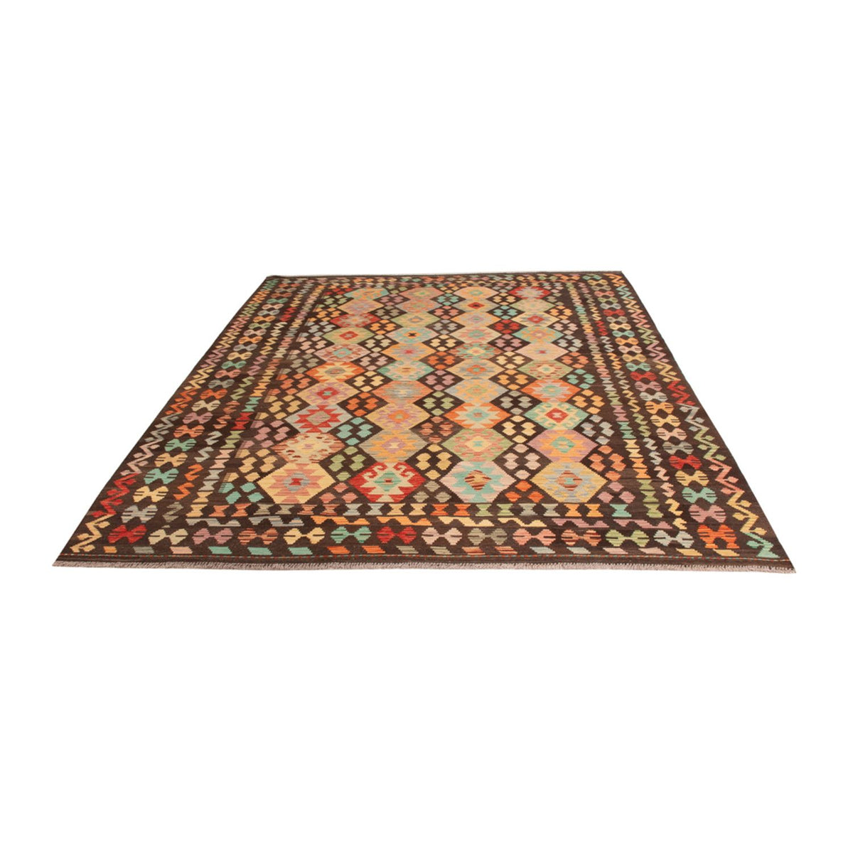 Kelim Rug - Splash - 296 x 208 cm - multicolored