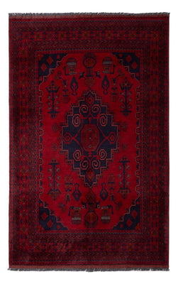 Afghan Rug - Kunduz - 190 x 121 cm - dark red