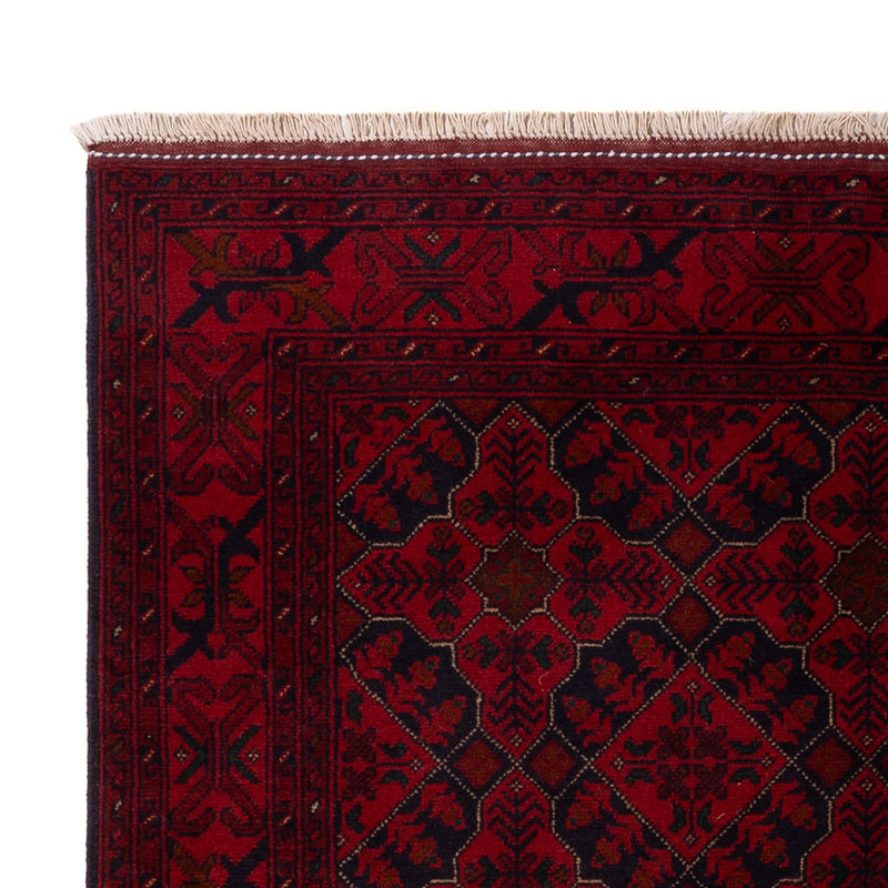 Afghan Rug - Kunduz - 195 x 123 cm - dark red