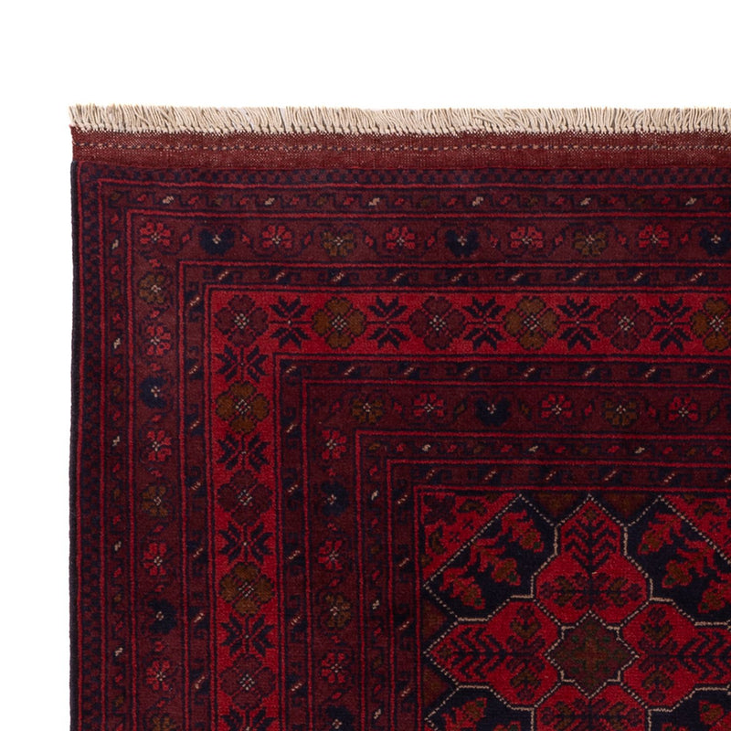 Afghan Rug - Kunduz - 193 x 125 cm - dark red