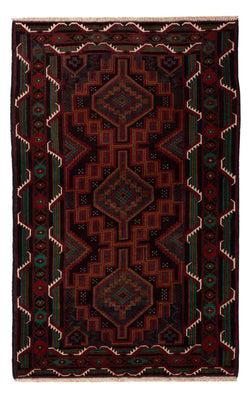 Belutsch Rug - 183 x 114 cm - dark red