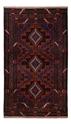 Belutsch Rug - 208 x 119 cm - dark red