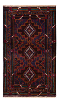 Belutsch Rug - 208 x 119 cm - dark red