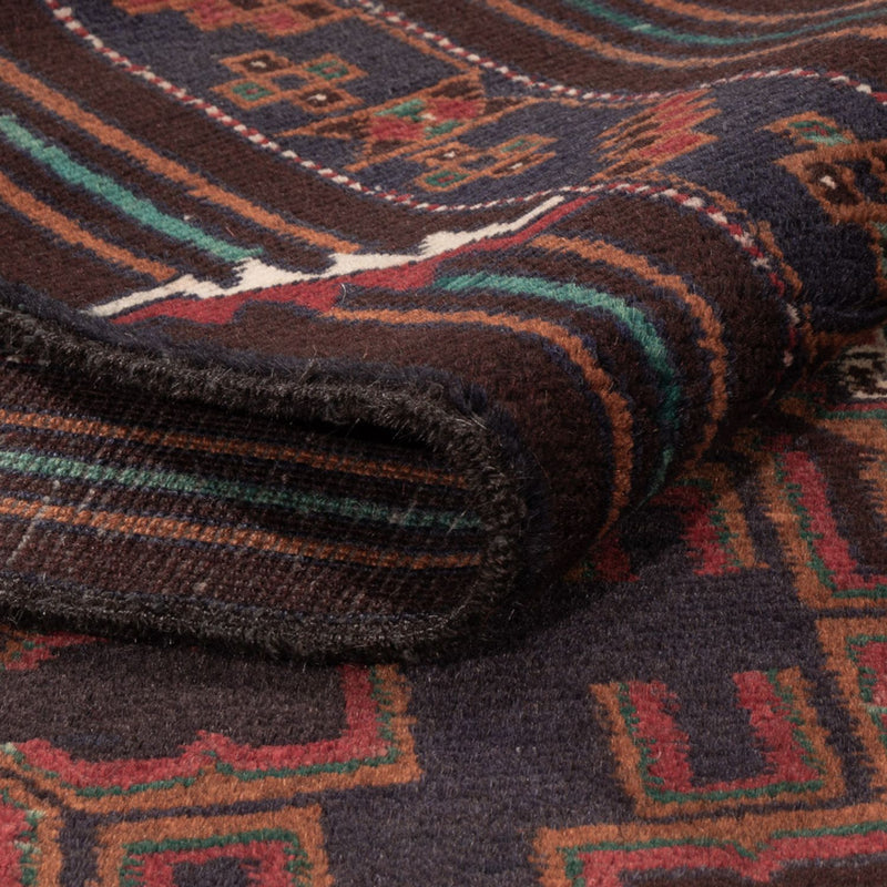 Belutsch Rug - 208 x 119 cm - dark red