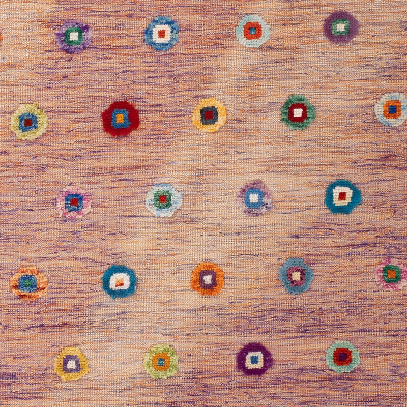 Kelim Rug - Splash - 298 x 215 cm - rose