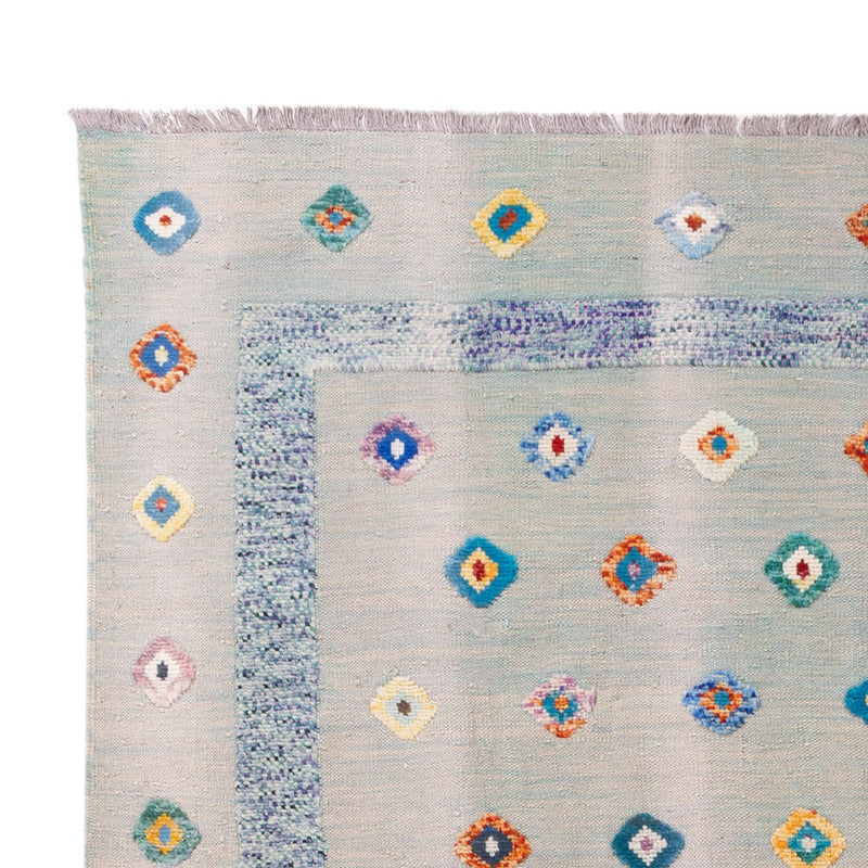 Kelim Rug - Splash - 298 x 207 cm - multicolored