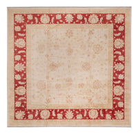Ziegler Rug square  - 340 x 345 cm - red