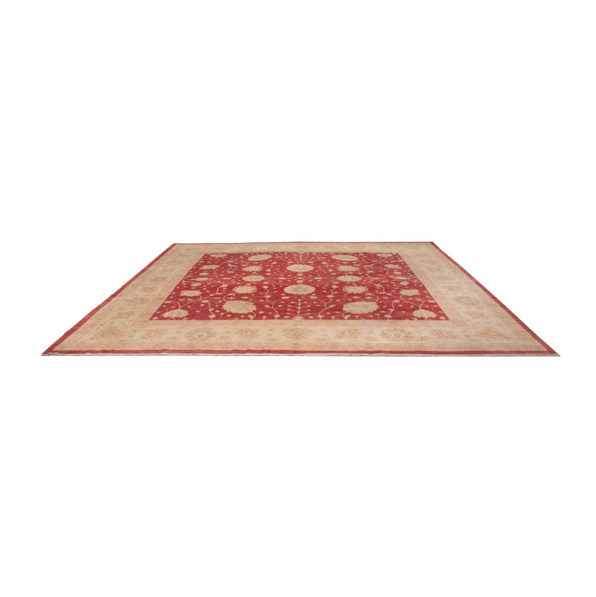 Ziegler Rug square  - 392 x 403 cm - red