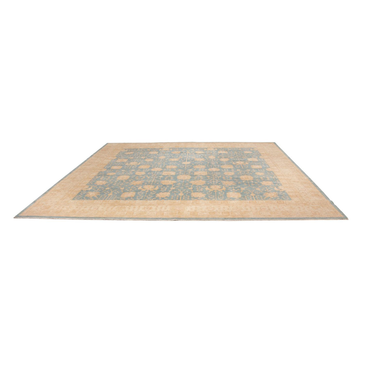 Ziegler Rug square  - 389 x 399 cm - light blue