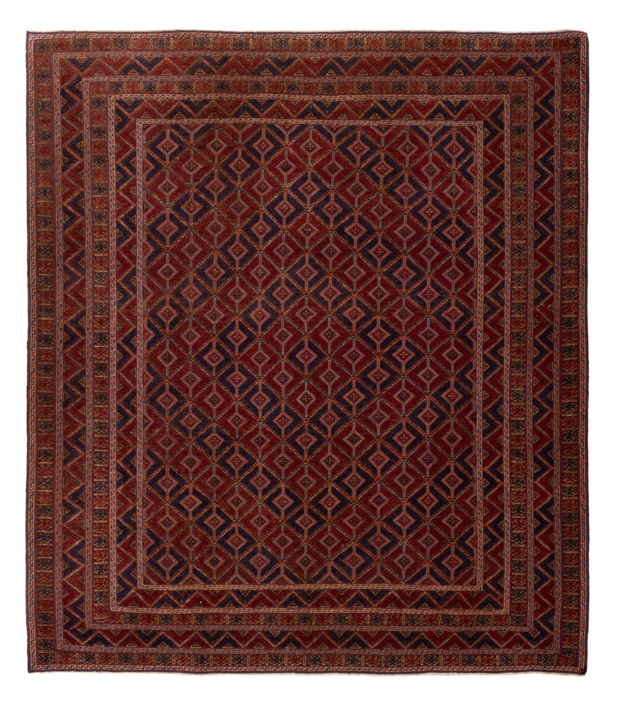Kelim Rug - Oriental - 242 x 214 cm - red