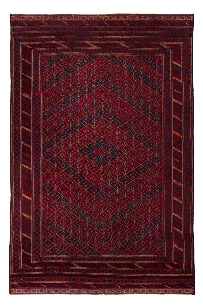 Kelim Rug - Oriental - 314 x 200 cm - red