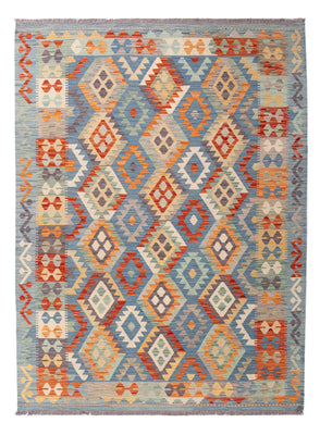 Kelim Rug - Splash - 246 x 183 cm - colorful