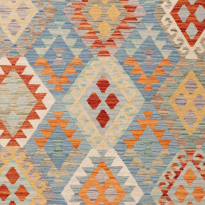 Kelim Rug - Splash - 246 x 176 cm - colorful