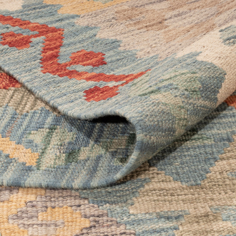 Kelim Rug - Splash - 246 x 176 cm - colorful