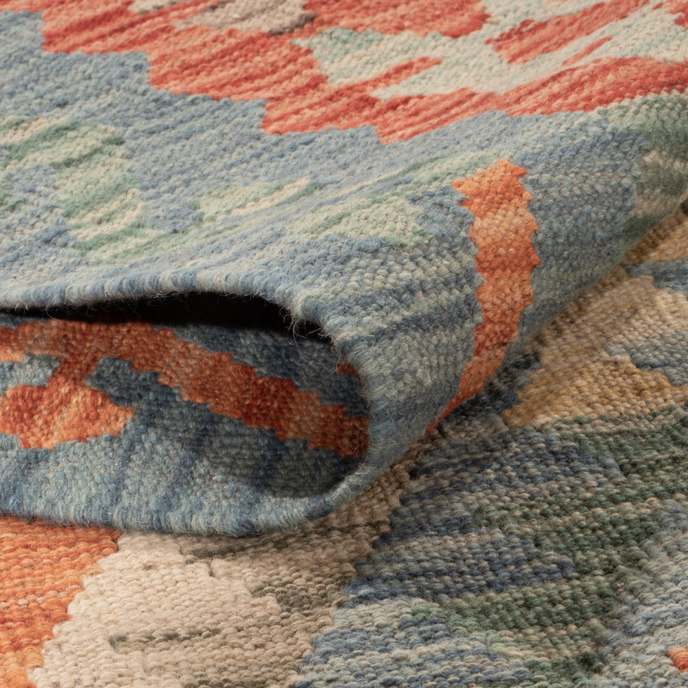 Kelim Rug - Splash - 247 x 170 cm - colorful