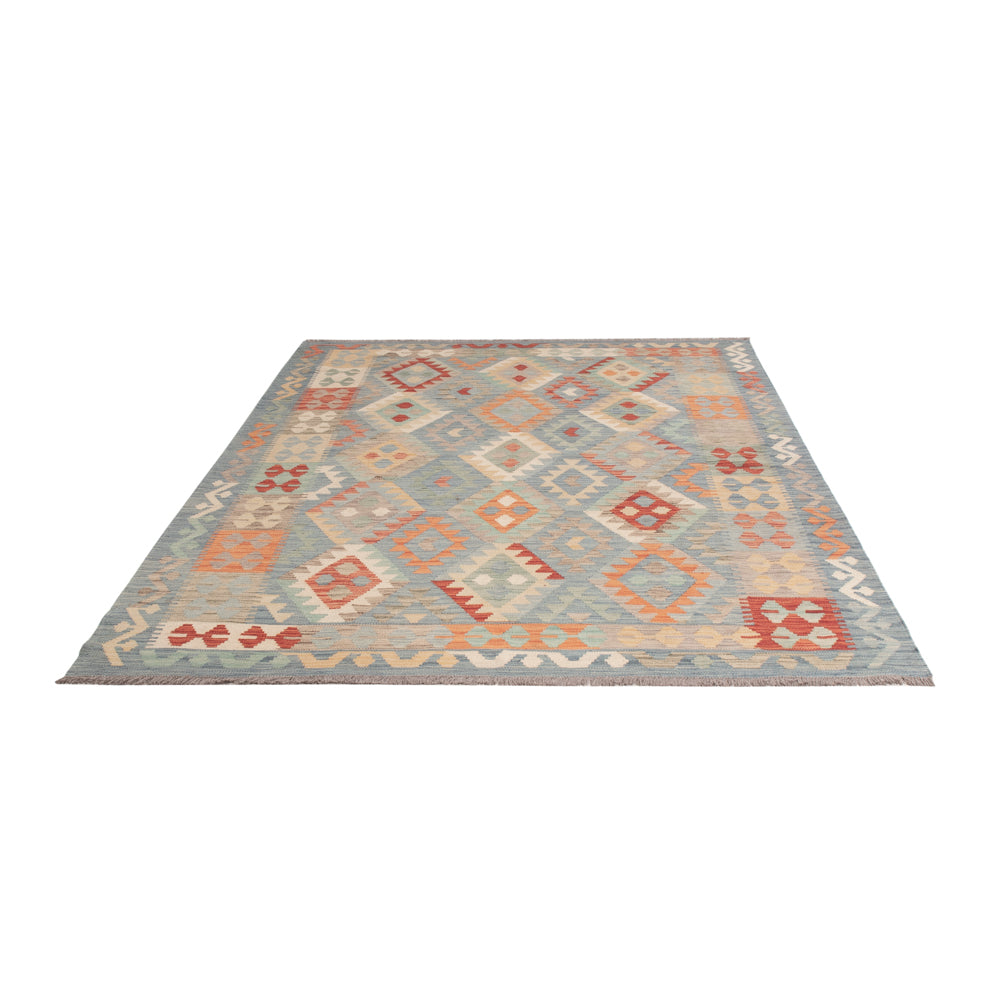 Kelim Rug - Splash - 246 x 173 cm - colorful