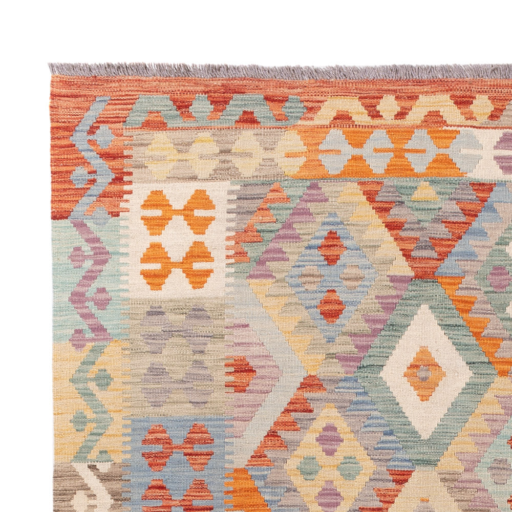 Kelim Rug - Splash - 251 x 177 cm - colorful