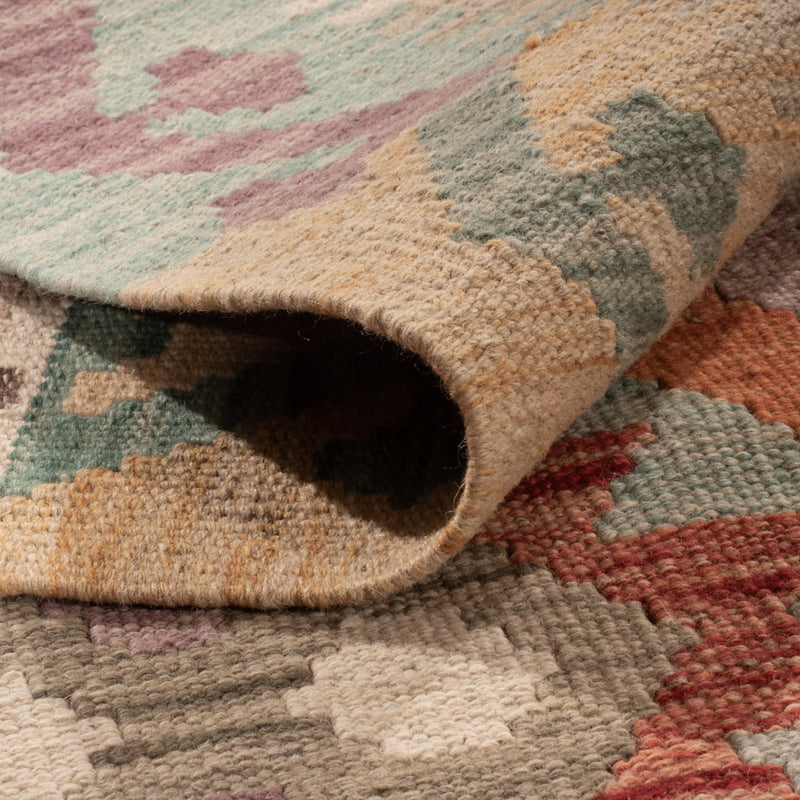 Kelim Rug - Splash - 251 x 177 cm - colorful
