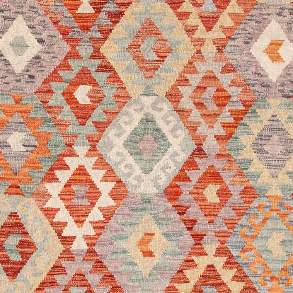 Kelim Rug - Splash - 242 x 184 cm - colorful