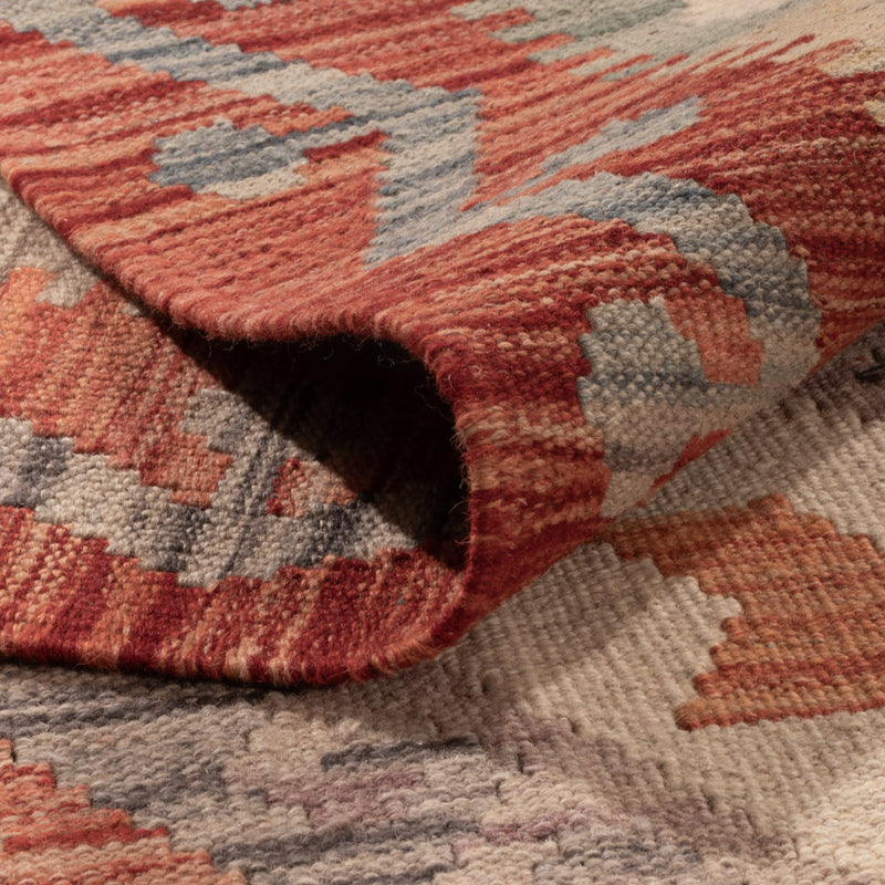 Kelim Rug - Splash - 242 x 184 cm - colorful