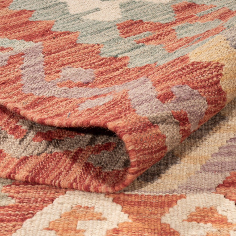 Kelim Rug - Splash - 246 x 174 cm - colorful