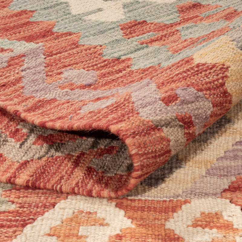 Kelim Rug - Splash - 246 x 174 cm - colorful