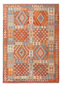 Kelim Rug - Splash - 239 x 170 cm - colorful