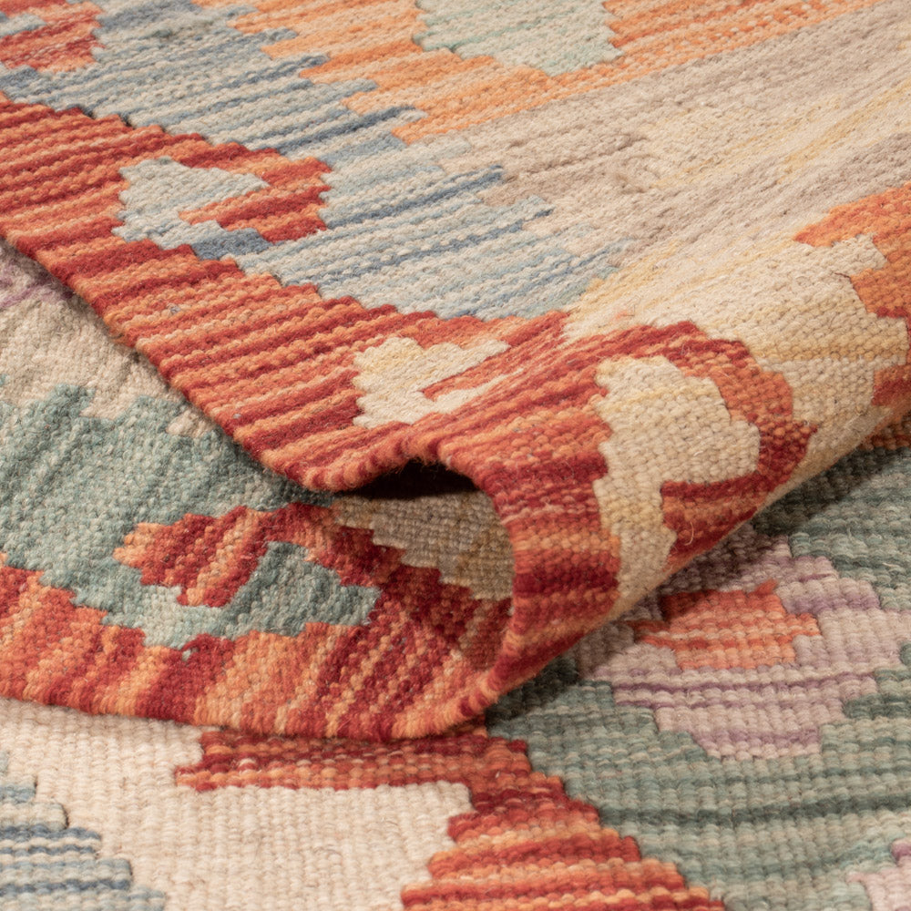 Kelim Rug - Splash - 239 x 170 cm - colorful