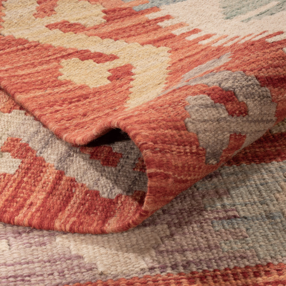 Kelim Rug - Splash - 233 x 171 cm - colorful