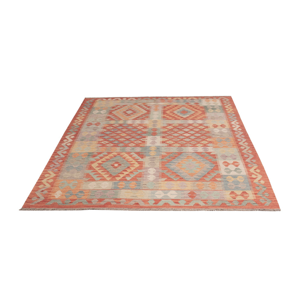 Kelim Rug - Splash - 233 x 171 cm - colorful