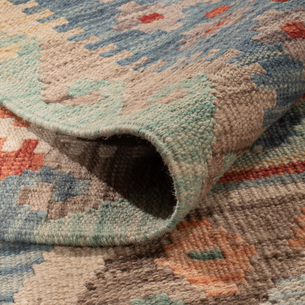 Kelim Rug - Splash - 235 x 174 cm - colorful