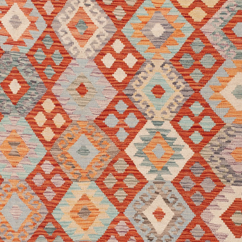 Kelim Rug - Splash - 238 x 173 cm - colorful