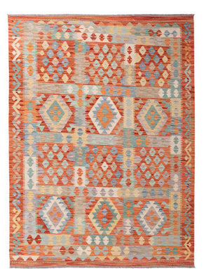 Kelim Rug - Splash - 297 x 175 cm - colorful