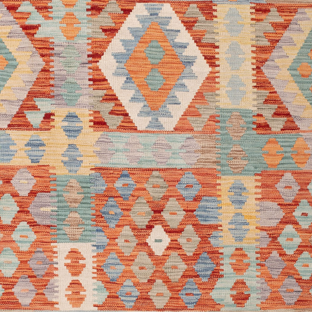 Kelim Rug - Splash - 297 x 175 cm - colorful