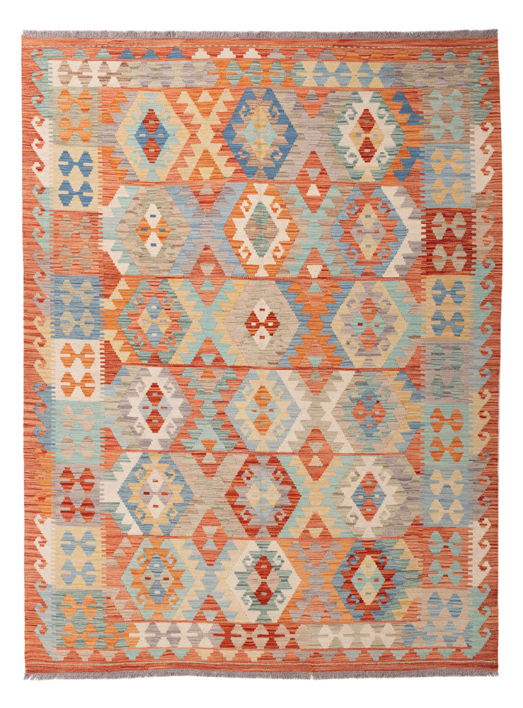 Kelim Rug - Splash - 240 x 175 cm - colorful