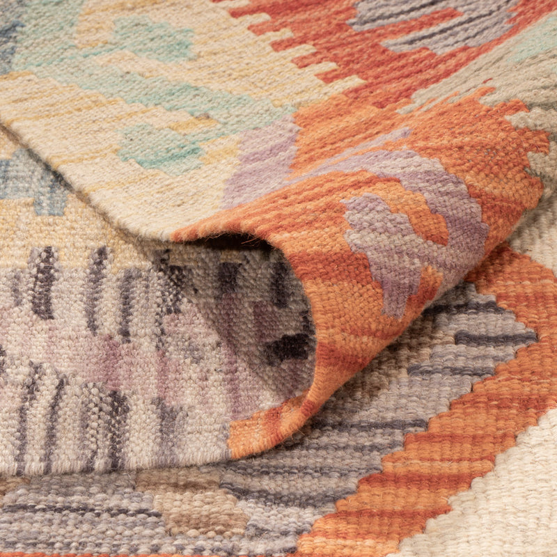 Kelim Rug - Splash - 246 x 168 cm - colorful